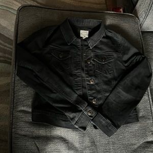 Black jean jacket